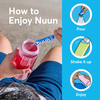 Nuun Sport Electrolyte Powder Packets with Magnesium, Calcium, Potassium, Chloride, and Sodium, Hydration Packets for On-the-Go, Pink Lemonade Flavor, Gluten Free & Vegan, - dailyvitalstore