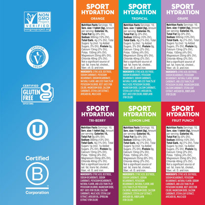 Nuun Sport Electrolyte Tablets with Magnesium, Calcium, Potassium, Chloride & Sodium, Gluten Free & Vegan, - dailyvitalstore