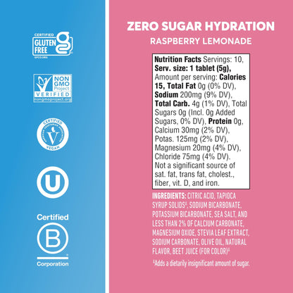 Nuun Zero Sugar Hydration Electrolyte Tablets - Sodium, Potassium, Chloride, Calcium, Magnesium, Light & Delicious Fruit Flavors, No Sugar, Gluten Free, Vegan, - dailyvitalstore