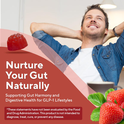 NuVa by Trulore Prebiotic + Fiber Gummies | User Nutritional Support | Sugar Free Fiber Gummies for Adults | Berry Flavor | Non-GMO Digestive Balance for Men & Women | 60 Gummies - 30 day Supply - dailyvitalstore