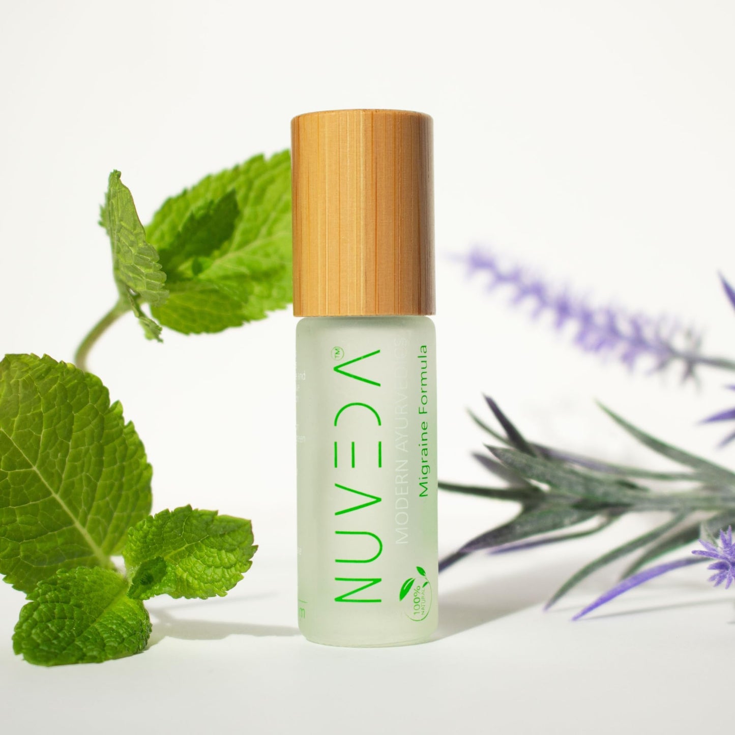 NUVEDA® Advanced Migraine Formula - All Natural Headache Stick | Modern Ayurvedic, Roll On Stick | Therapeutic Grade Essential Oil Aromatherapy | Made in USA - dailyvitalstore