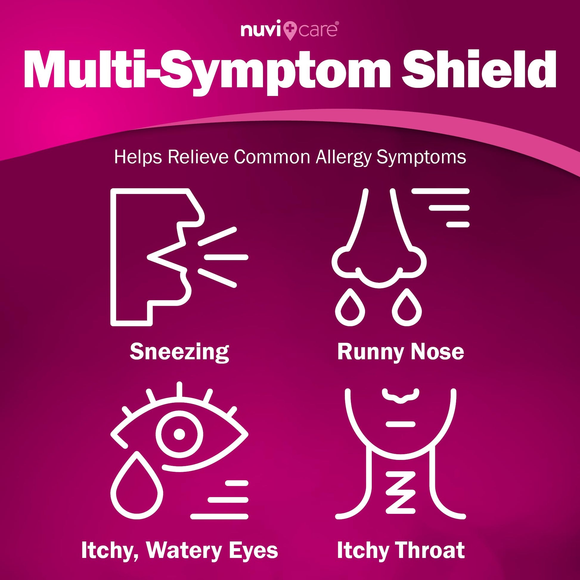 NUVICARE Allergy Relief Tablets - Diphenhydramine 25mg Antihistamine Tablets for Runny Nose, Sneezing, Itchy Eyes & Throat - Compare to Benadryl Allergy Meds - OTC Adult Allergy Medicine (300 Count) - dailyvitalstore