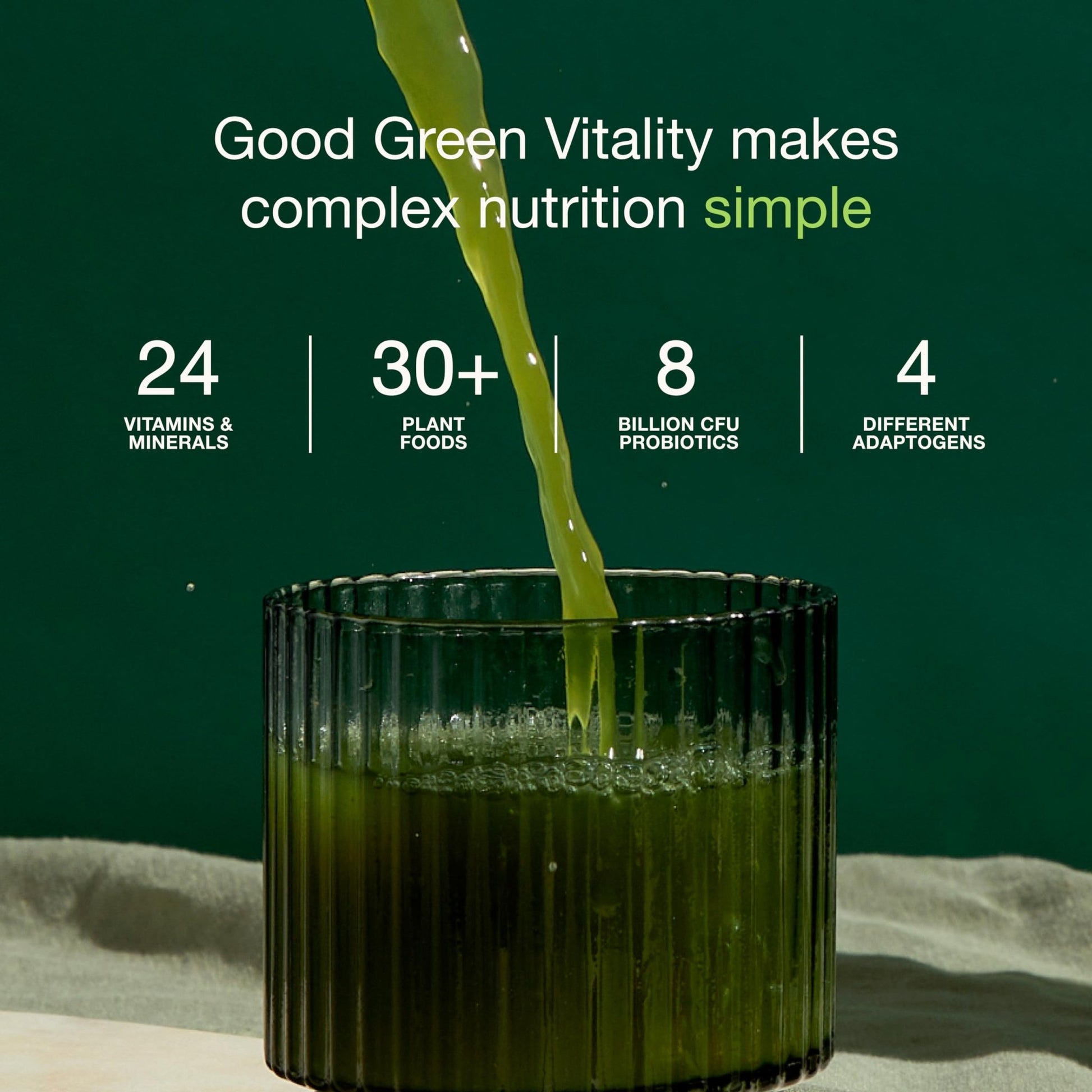 Nuzest Greens Powder Good Green Vitality – Vitamins, Minerals & Superfoods – Vegan Multivitamin Supplement (300g) - dailyvitalstore