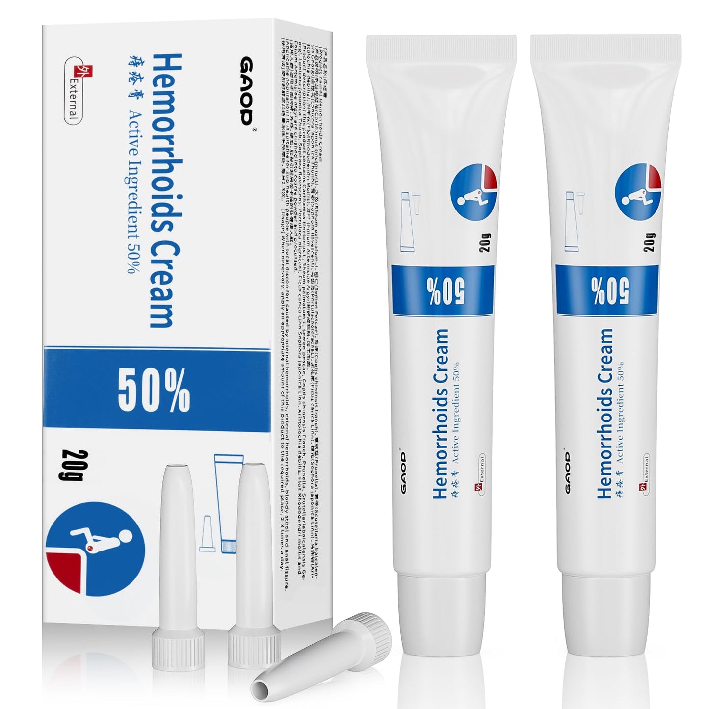 NXHMSWYG Hemorrhoid Cream, Fissure Ointment Body Care Cream Helps to Relieve Pain&Reduce Burning for Men and Women (2pcs) - dailyvitalstore