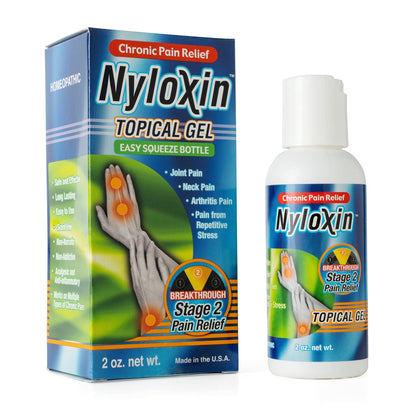 Nyloxin Easy Squeeze Bottle Arthritis Pain Relief Gel, Back Pain Relief, Neuropathy Pain Relief, Nerve Pain Relief, Knee Pain Relief, Foot Pain Relief, Muscle Pain Relief, Joint Pain Relief (2 oz) - dailyvitalstore
