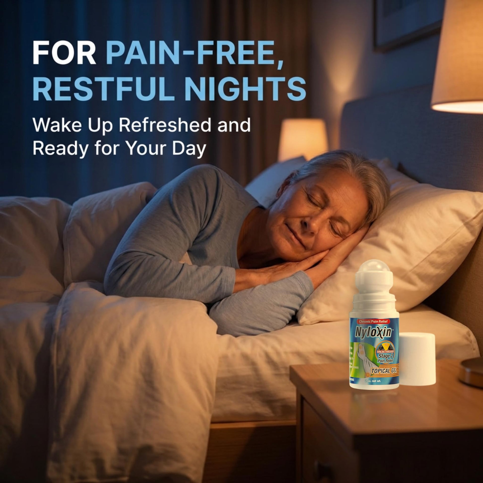 Nyloxin Extra Strength Roll-On Arthritis Pain Relief Gel, Back Pain Relief, Neuropathy Pain Relief, Nerve Pain Relief, Knee Pain Relief, Foot Pain Relief, Muscle Pain Relief, Joint Pain (2 oz) - dailyvitalstore