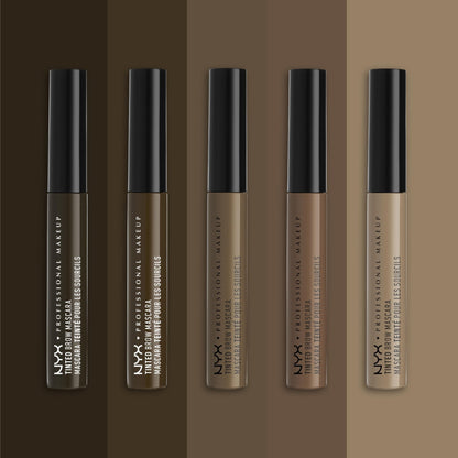 NYX PROFESSIONAL MAKEUP Tinted Eyebrow Mascara, Chocolate - dailyvitalstore