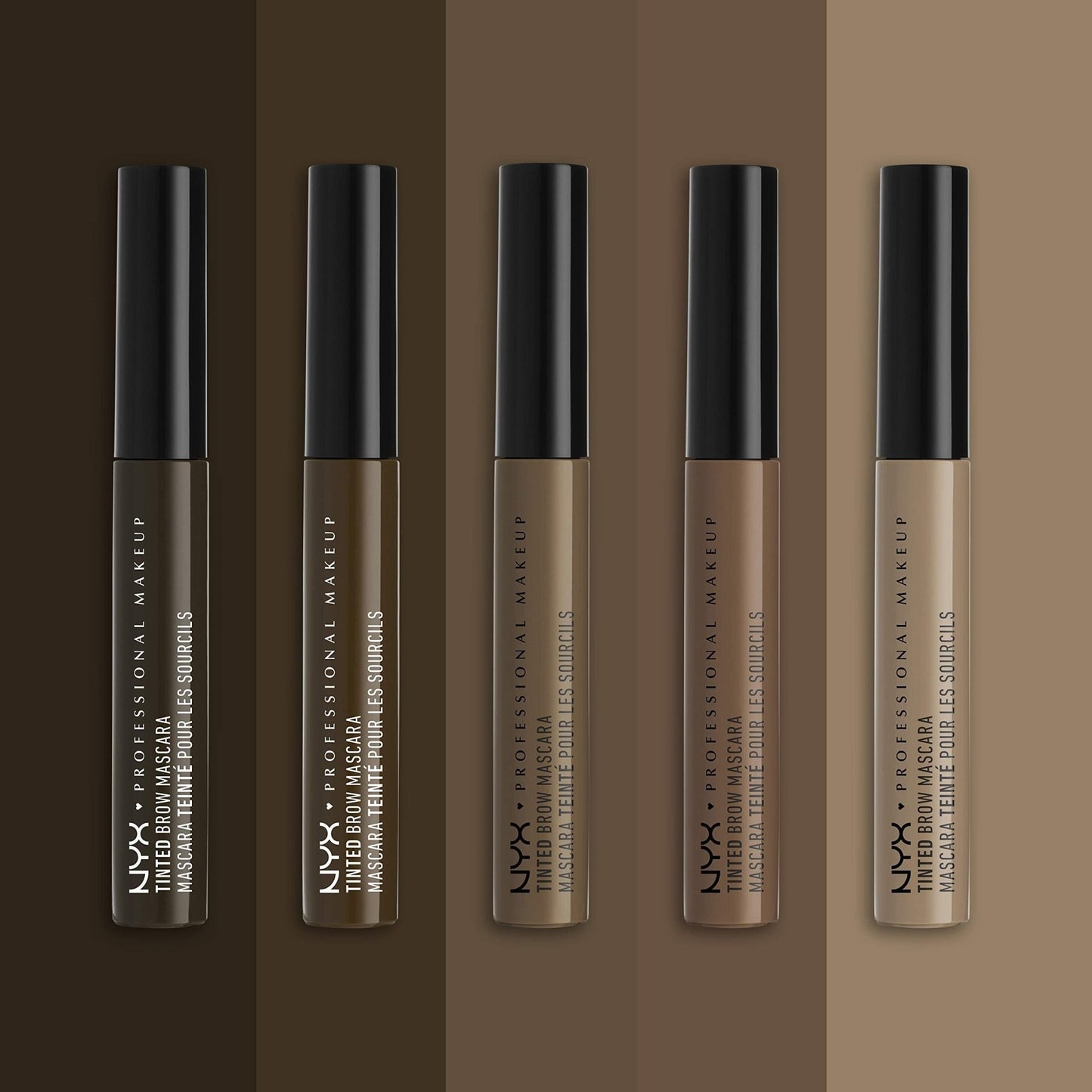 NYX PROFESSIONAL MAKEUP Tinted Eyebrow Mascara, Chocolate - dailyvitalstore