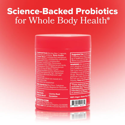 O Positiv URO Women’s Probiotic – All-in-one Probiotic for Women - Vaginal, Gut, Skin, and Oral Microbiome Health – 20B+ CFUs, Licorice Root, Dandelion – Non-GMO, Vegan, Gluten-Free – 30 Capsules - dailyvitalstore