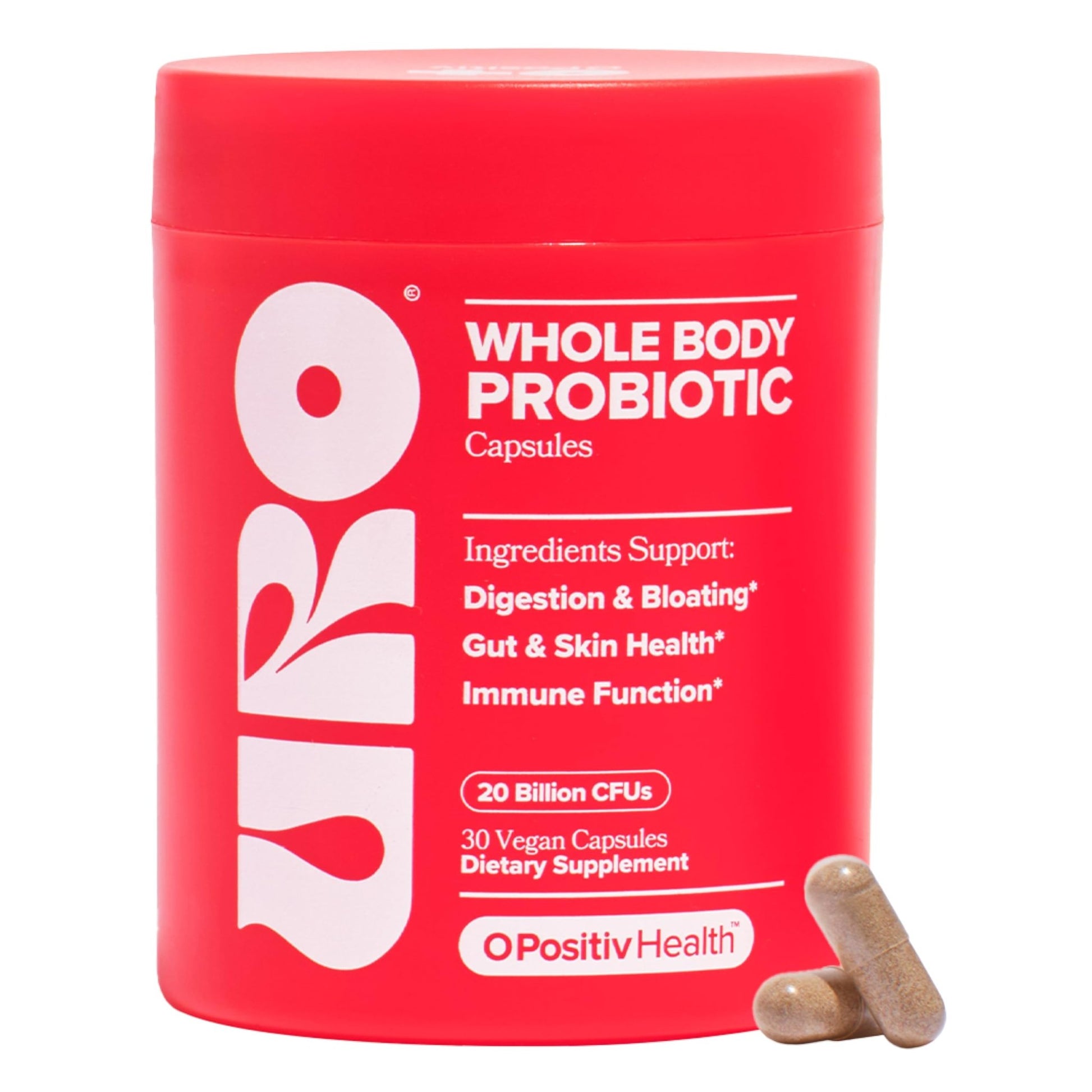 O Positiv URO Women’s Probiotic – All-in-one Probiotic for Women - Vaginal, Gut, Skin, and Oral Microbiome Health – 20B+ CFUs, Licorice Root, Dandelion – Non-GMO, Vegan, Gluten-Free – 30 Capsules - dailyvitalstore