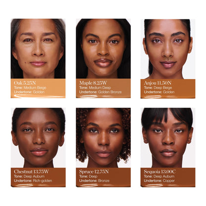 Ogee Complexion Perfecting Liquid Foundation - Lightweight Tinted Moisturizer For Face (Spruce 12.75N - Deep, Bronze Undertones) - with Vitamin C & Jojoba Oil - Certified Organic & Made in USA - dailyvitalstore