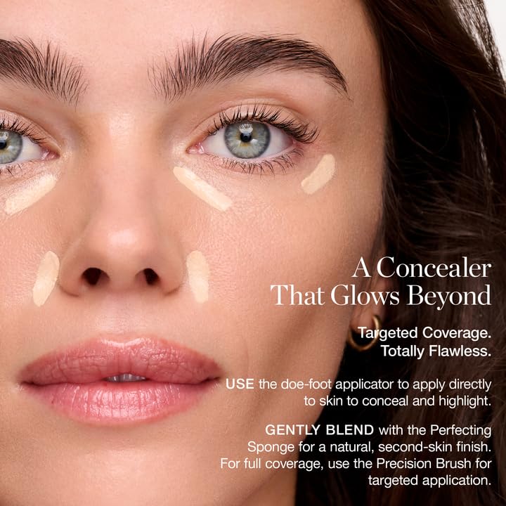 Ogee Complexion Perfecting Under Eye Concealer - Certified Organic Full Coverage Concealer - Buildable Coverage - OSIER 1.75W - Light Medium (Olive Undertones) - dailyvitalstore