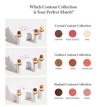 Ogee Sculpted Face Stick (ROSE QUARTZ - ROSE BLUSH) Certified Organic Blush Stick - Multi-Use Cream Blush Stick for Cheeks, Lips & Face - dailyvitalstore
