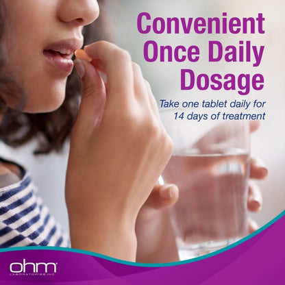 Ohm Omeprazole Delayed-Release Tablets, 20mg Acid Reducer, Treats Frequent Heartburn (12 Weeks of Supply, 84, Count) - dailyvitalstore