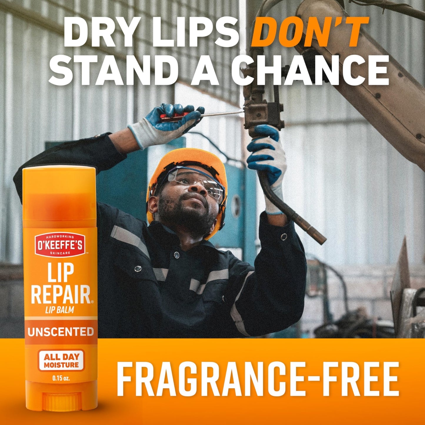 O'Keeffe's Lip Repair Unscented Lip Balm for Dry, Cracked Lips - Stick (3 Pack) - Moisturizer for Very Dry Lips - dailyvitalstore