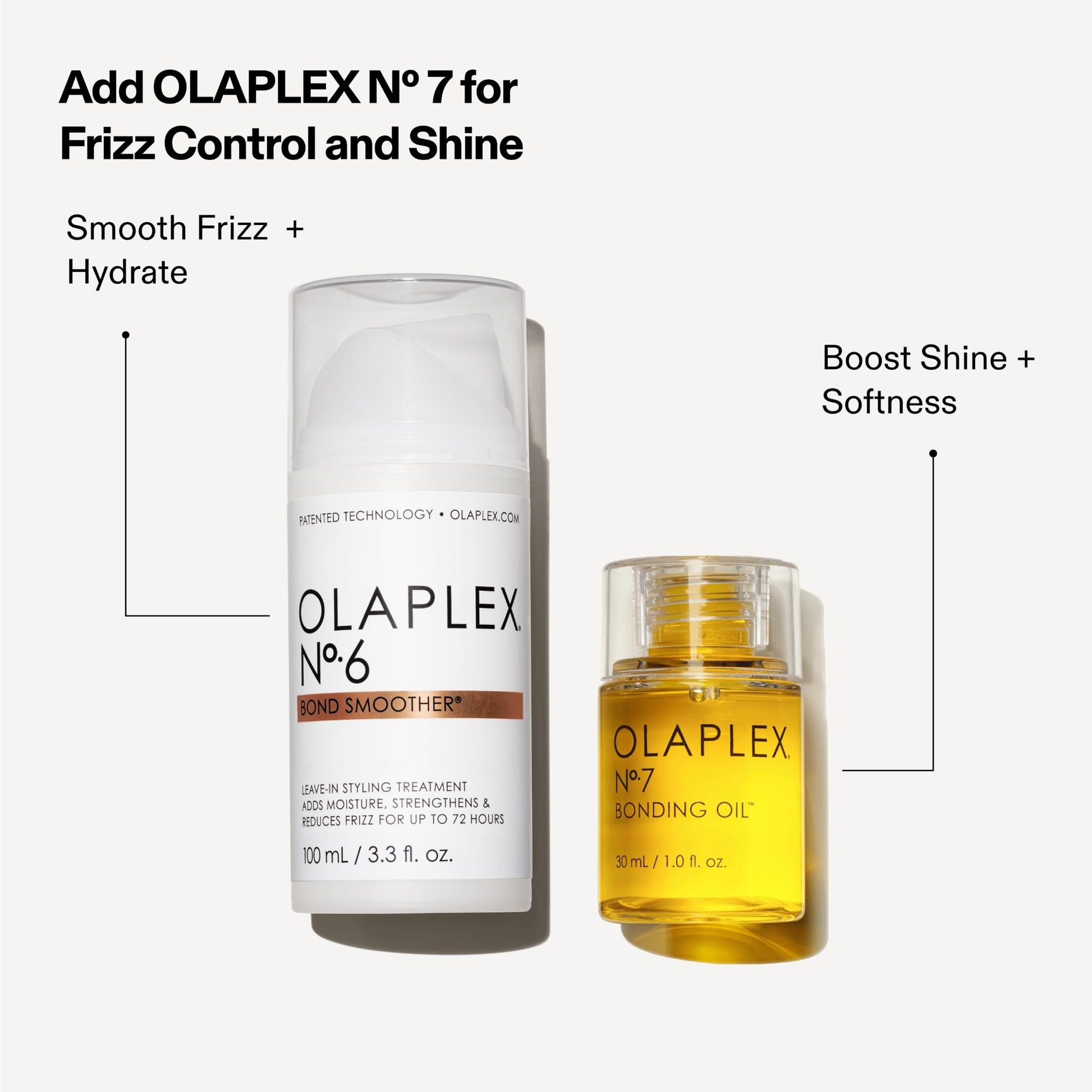 Olaplex Nº. 6 Bond Smoother: Leave-In Styling Treatment | Smooths, Conditions, & Strengthens | Frizz Control for Up to 72 Hours | For Coily, Curly, - dailyvitalstore
