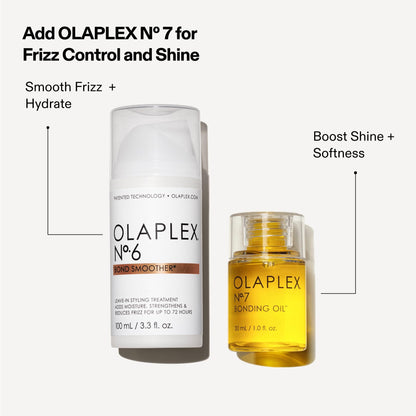 Olaplex Nº. 6 Bond Smoother: Leave-In Styling Treatment | Smooths, Conditions, & Strengthens | Frizz Control for Up to 72 Hours | For Coily, Curly, - dailyvitalstore