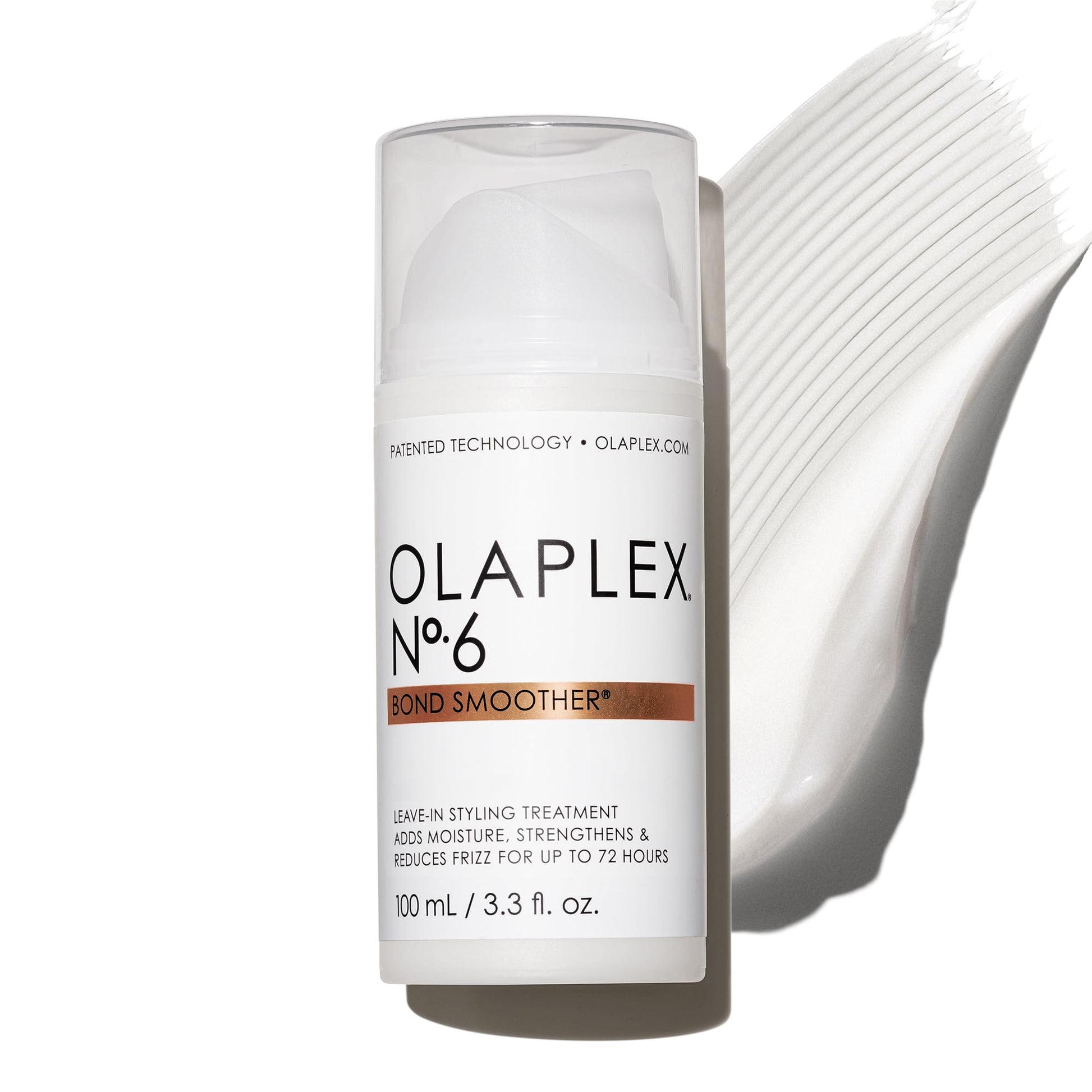 Olaplex Nº. 6 Bond Smoother: Leave-In Styling Treatment | Smooths, Conditions, & Strengthens | Frizz Control for Up to 72 Hours | For Coily, Curly, - dailyvitalstore
