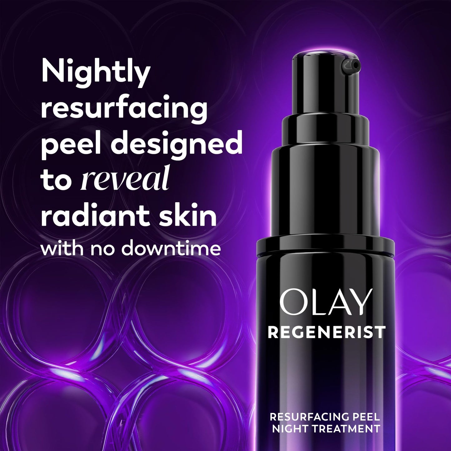 Olay Regenerist Chemical Peel for Face, Overnight Face Peel Mask, Anti-Aging Skin Care, Night Serum, For Fine Lines & Dark Spots, Fragrance-Free - dailyvitalstore