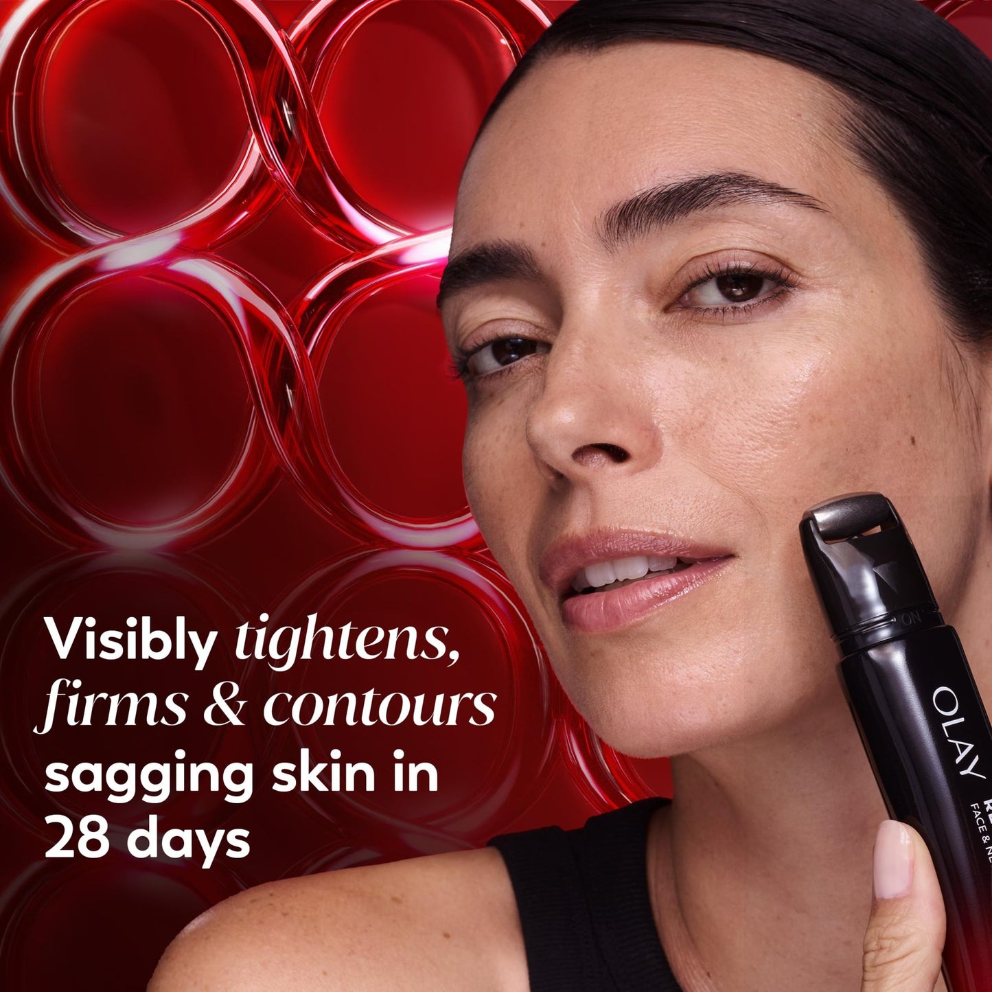 Olay Regenerist Neck and Face Roller, Neck Cream for Tightening and Firming, Anti-Aging Moisturizer for Women, Anti-Wrinkle Serum, Face Lift Cream, Cooling, Fragrance-Free, Hexa-Repair & NAD+, 1.7oz - dailyvitalstore