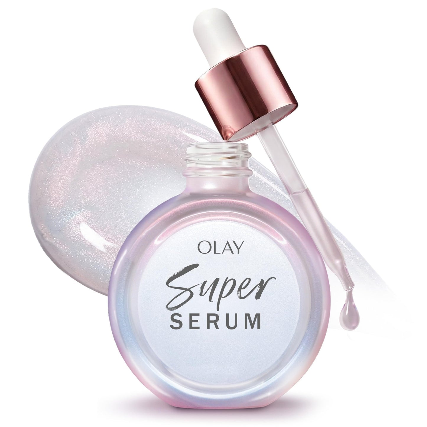 Olay Super Serum - Glow Serum for Face - Activated Niacinamide, Vitamin C & E, Collagen Peptide, AHA - 5-in-1 Benefits - Brightens, Hydrates, Smooths, - dailyvitalstore