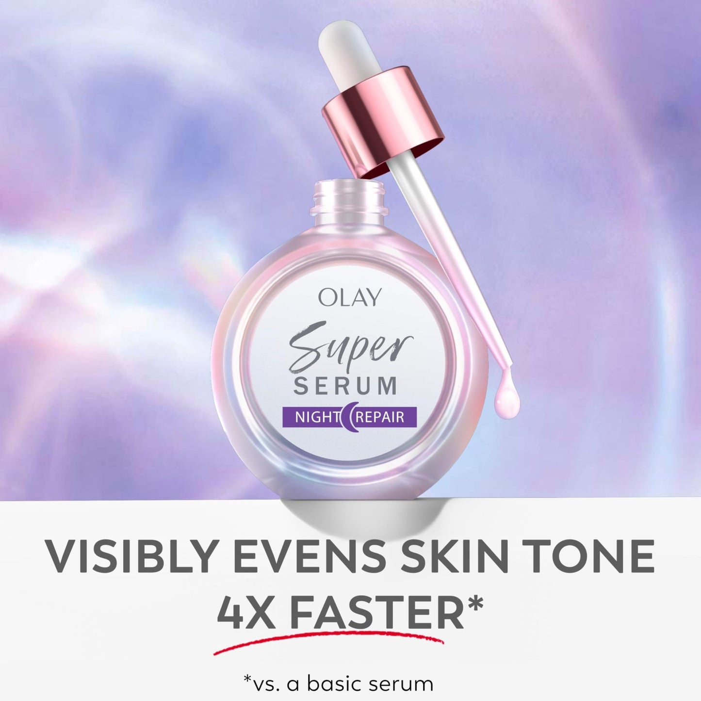 Olay Super Serum Night Repair, Fragrance-Free - Niacinamide, Peptide, Salicylic & Lactic Acid, Glycerin - 5-in-1 Skin Care Benefits - Hydrating, Evens Tone - dailyvitalstore