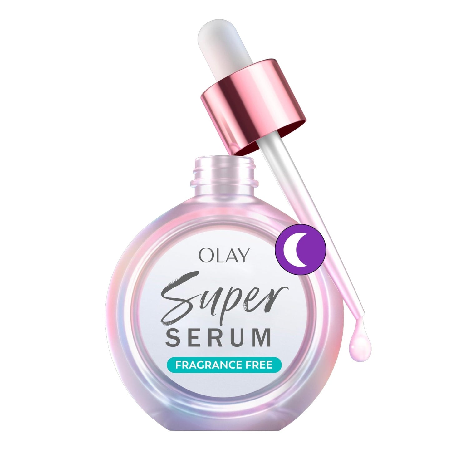 Olay Super Serum Night Repair, Fragrance-Free - Niacinamide, Peptide, Salicylic & Lactic Acid, Glycerin - 5-in-1 Skin Care Benefits - Hydrating, Evens Tone - dailyvitalstore