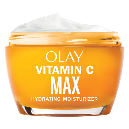 Olay, Vitamin C MAX Face Moisturizer, Brightening Cream for Women, Hydrating, Evens Tone, Dark Spot and Hyperpigmentation Reduction - dailyvitalstore