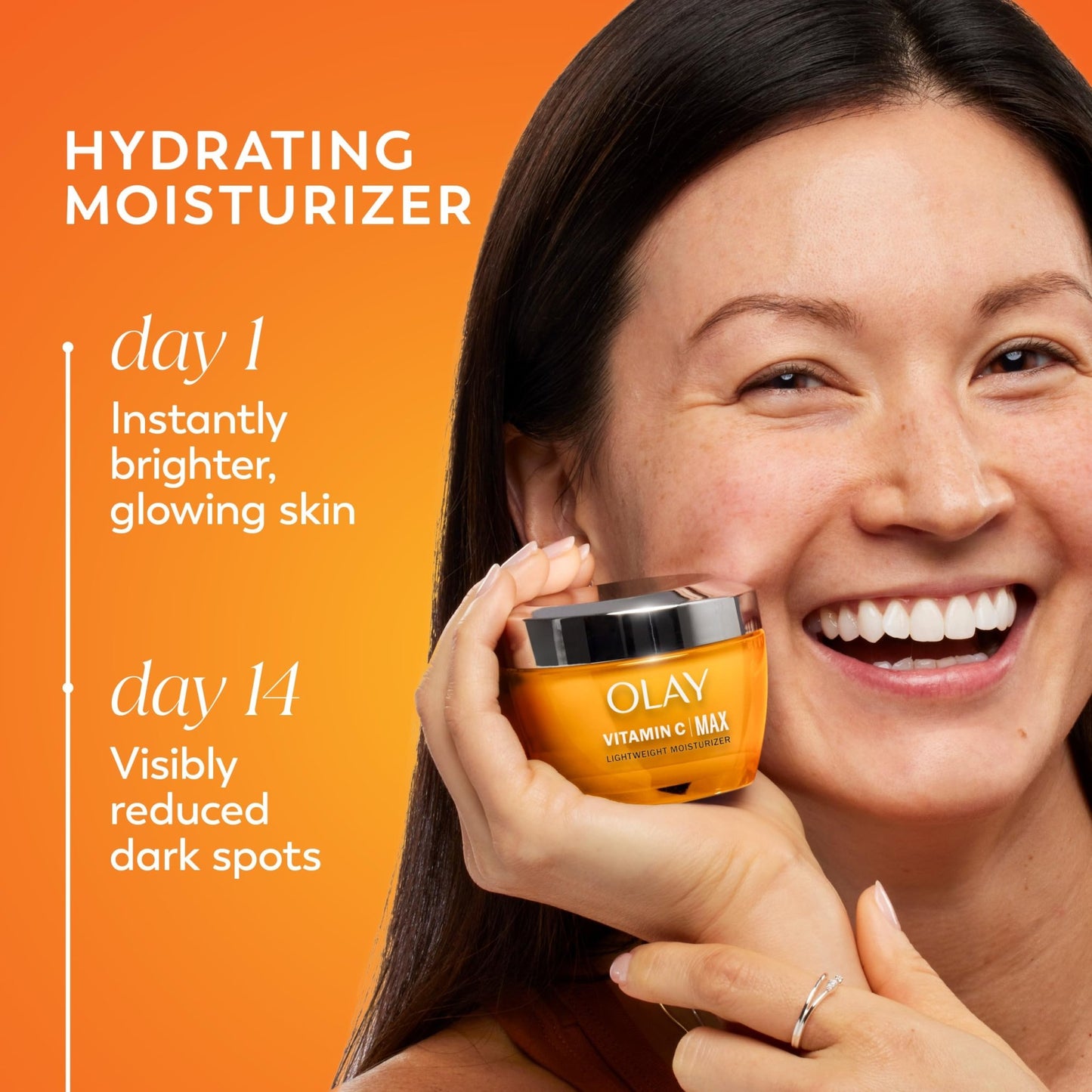 Olay, Vitamin C MAX Face Moisturizer, Brightening Cream for Women, Hydrating, Evens Tone, Dark Spot and Hyperpigmentation Reduction - dailyvitalstore