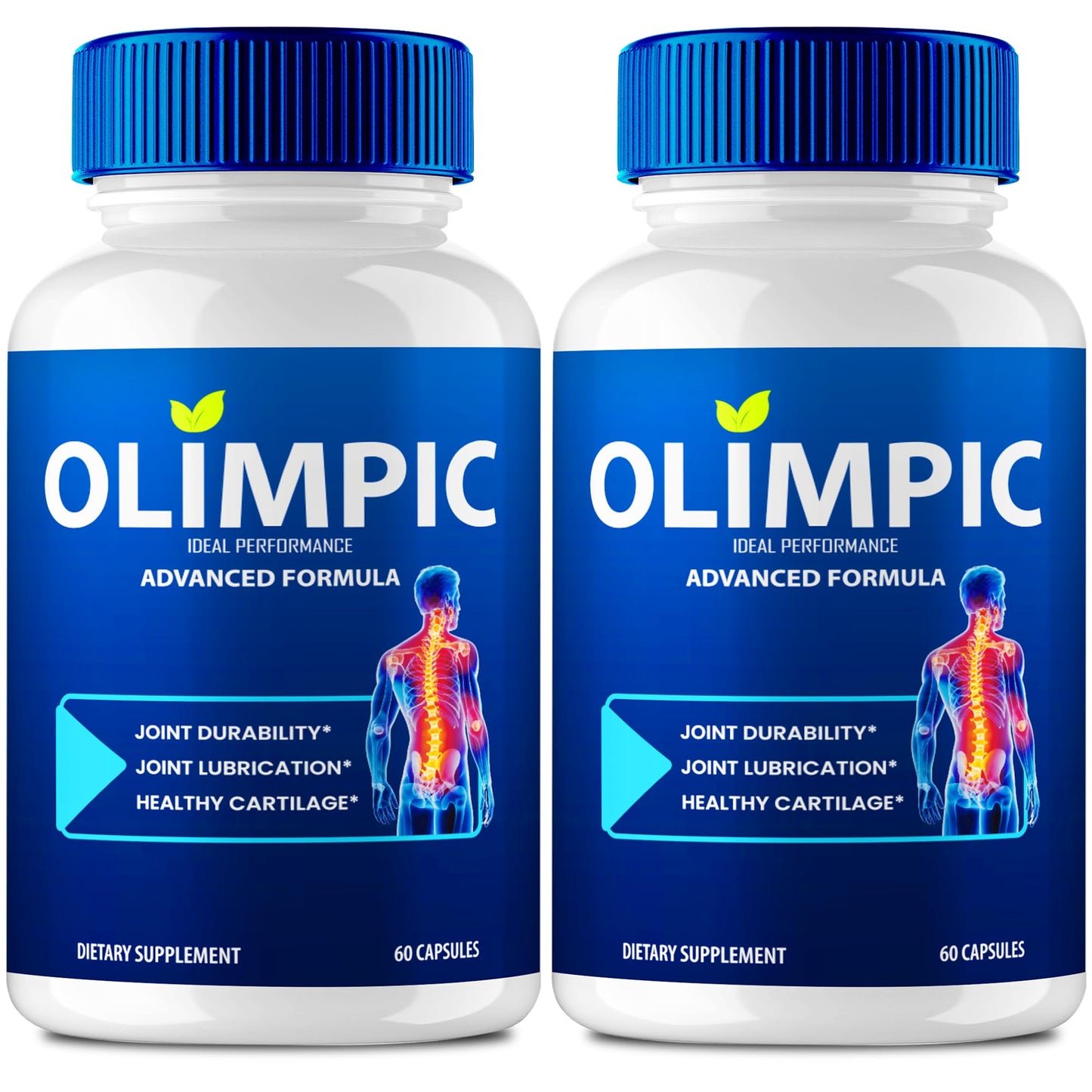 Olimpic Capsules, Advanced Joint Support Supplement Pills for Mobility and Comfort - Maximum Strength, Official Olim Pic Joint Support All Natural Formula, Premium Olim-Pic Reviews (2 Pack) - dailyvitalstore