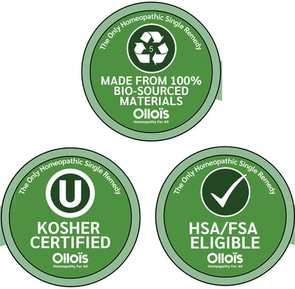 OLLOIS Essential Kit, 10 Organic, Lactose-Free, Vegan Homeopathic Remedies - dailyvitalstore