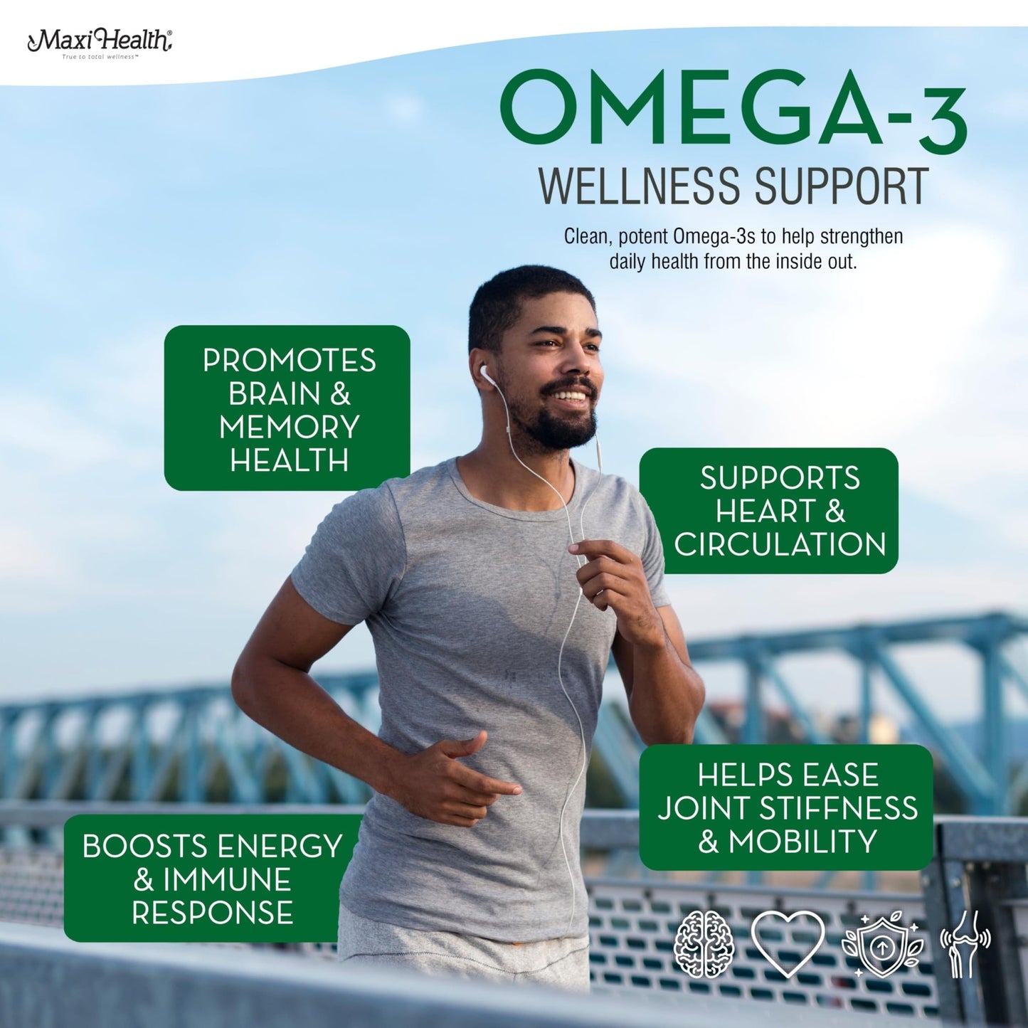 Omega 3 Fish Oil - Triple Strength 2000 mg Kosher Fish Oil Supplements - No Fishy Aftertaste Omega 3 Supplement - Burpless Fish Oil Omega 3 Fatty Acid - dailyvitalstore