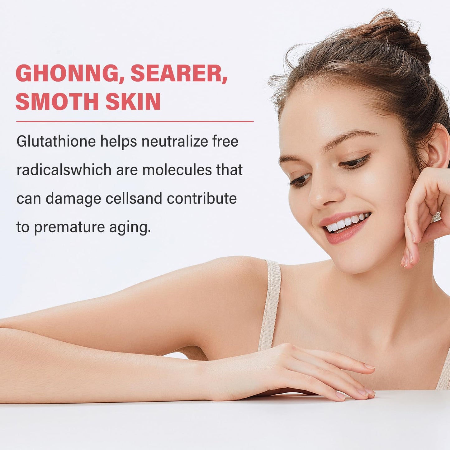OMOGS Glutathione & NAC Supplement, with vtamin B & Selenium, Supports Liver Health, Cellular, Antioxidant, Energy Production & Immune - dailyvitalstore
