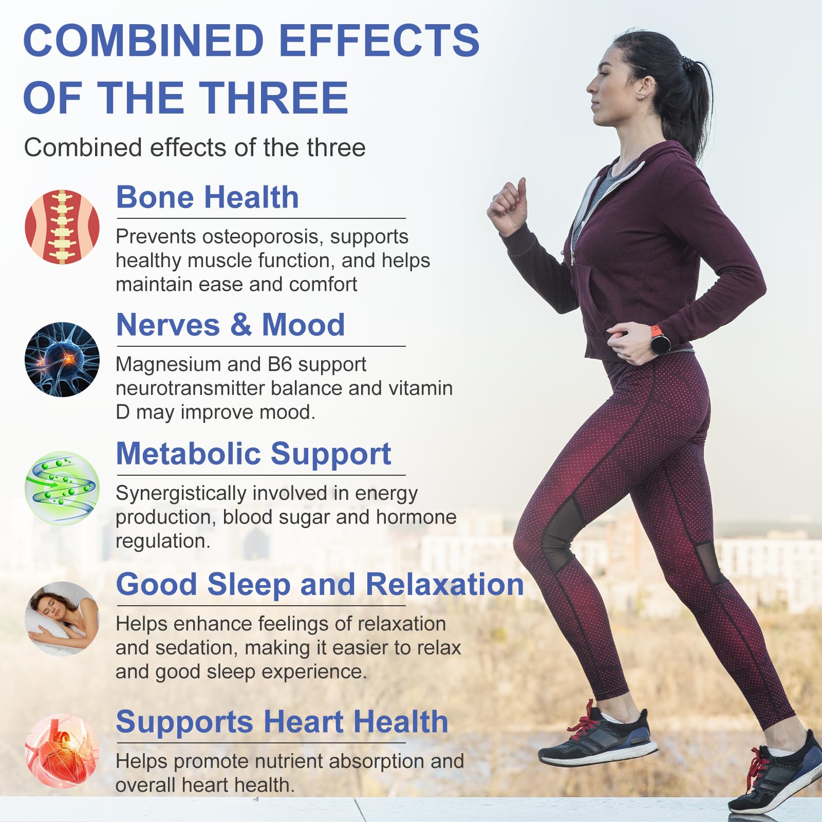 OMOGS High Absorption Magnesium Glycinate, for Supporting Sleep, Muscle Relaxation, Heart Health & Bone Health, Gluten Free, Non-GMO, 90 Vegetarian Capsules - dailyvitalstore