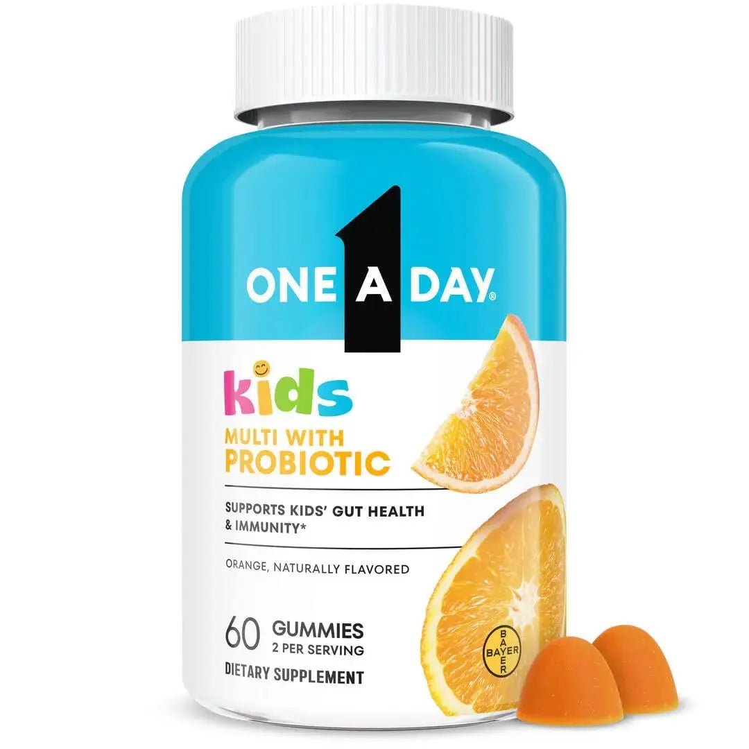 One A Day Kids Multivitamin with Probiotic, Multivitamin Gummies, Kids Probiotic for Digestive Health, Gummy Vitamins - dailyvitalstore