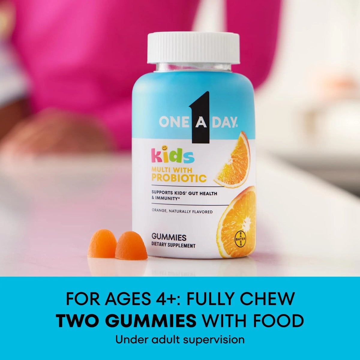 One A Day Kids Multivitamin with Probiotic, Multivitamin Gummies, Kids Probiotic for Digestive Health, Gummy Vitamins - dailyvitalstore
