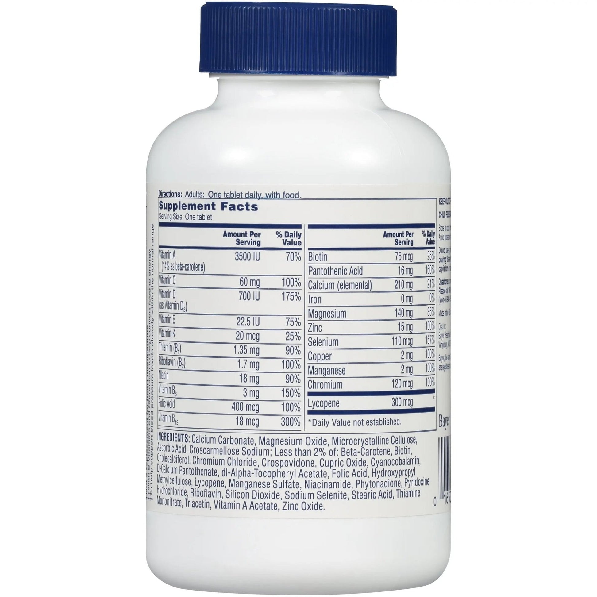 One A Day Pills Multivitamin Multimineral Supplement Tablets - dailyvitalstore