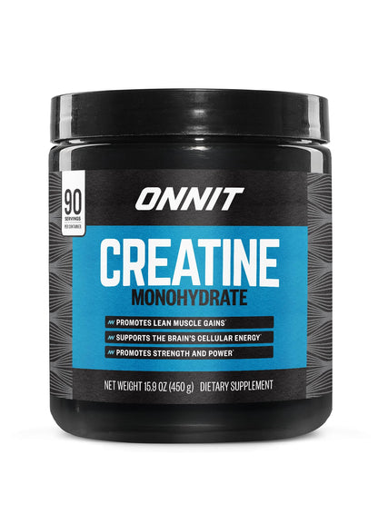 ONNIT Creatine Monohydrate Powder – Unflavored, 90-Serving Value Size – Supports Strength, Lean Muscle, and Brain Energy† – Keto Friendly - dailyvitalstore