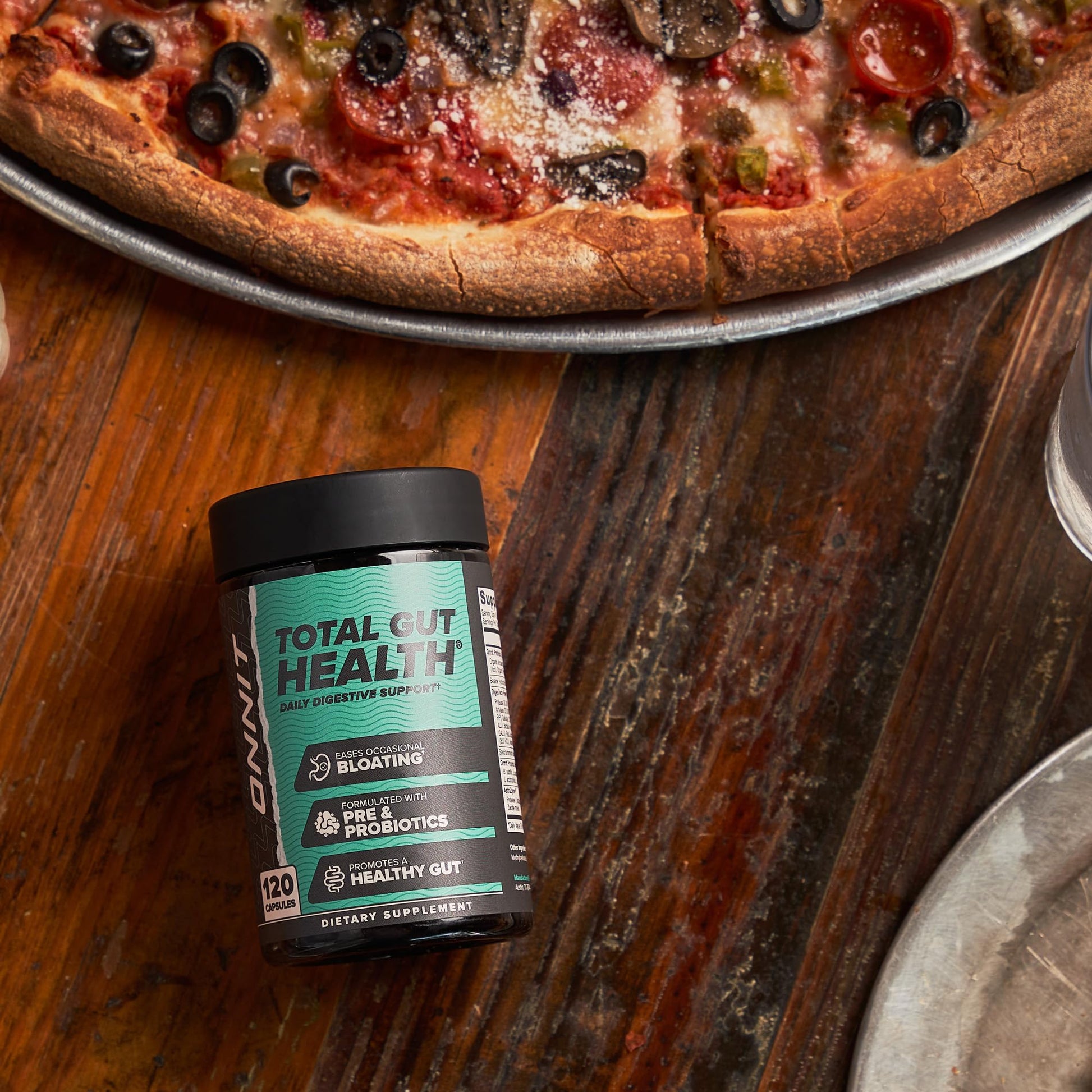 ONNIT Total Gut Health Daily Digestive Support, IGEN™ Non-GMO Tested Digestion Supplement for Women and Men with 7 Strains of Probiotics, - dailyvitalstore
