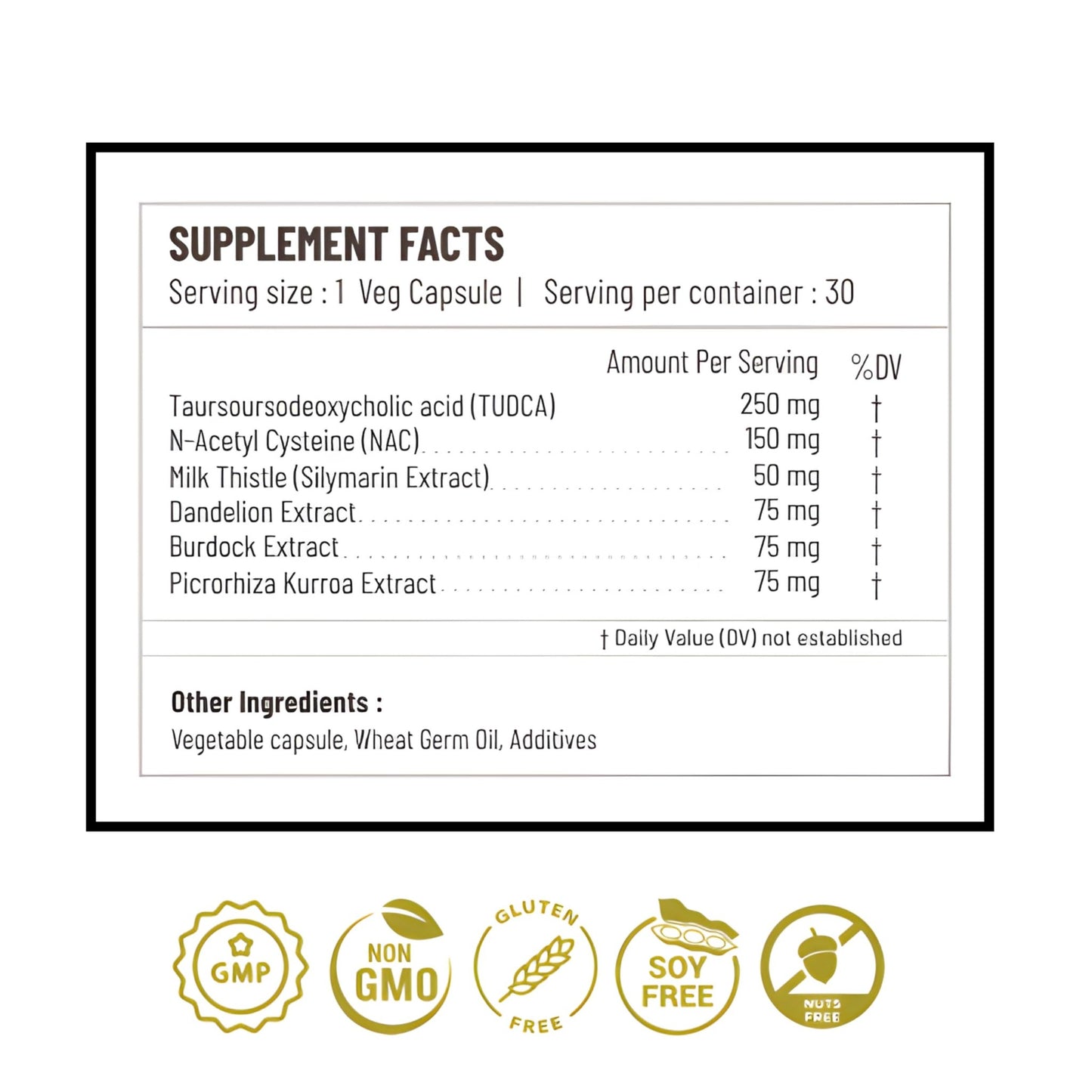 Onpharno TUDCA Advance – 250mg TUDCA, NAC, Milk Thistle, Dandelion, Burdock & Picrorhiza Extract – 30 Liquid-Filled Veg Capsules - dailyvitalstore
