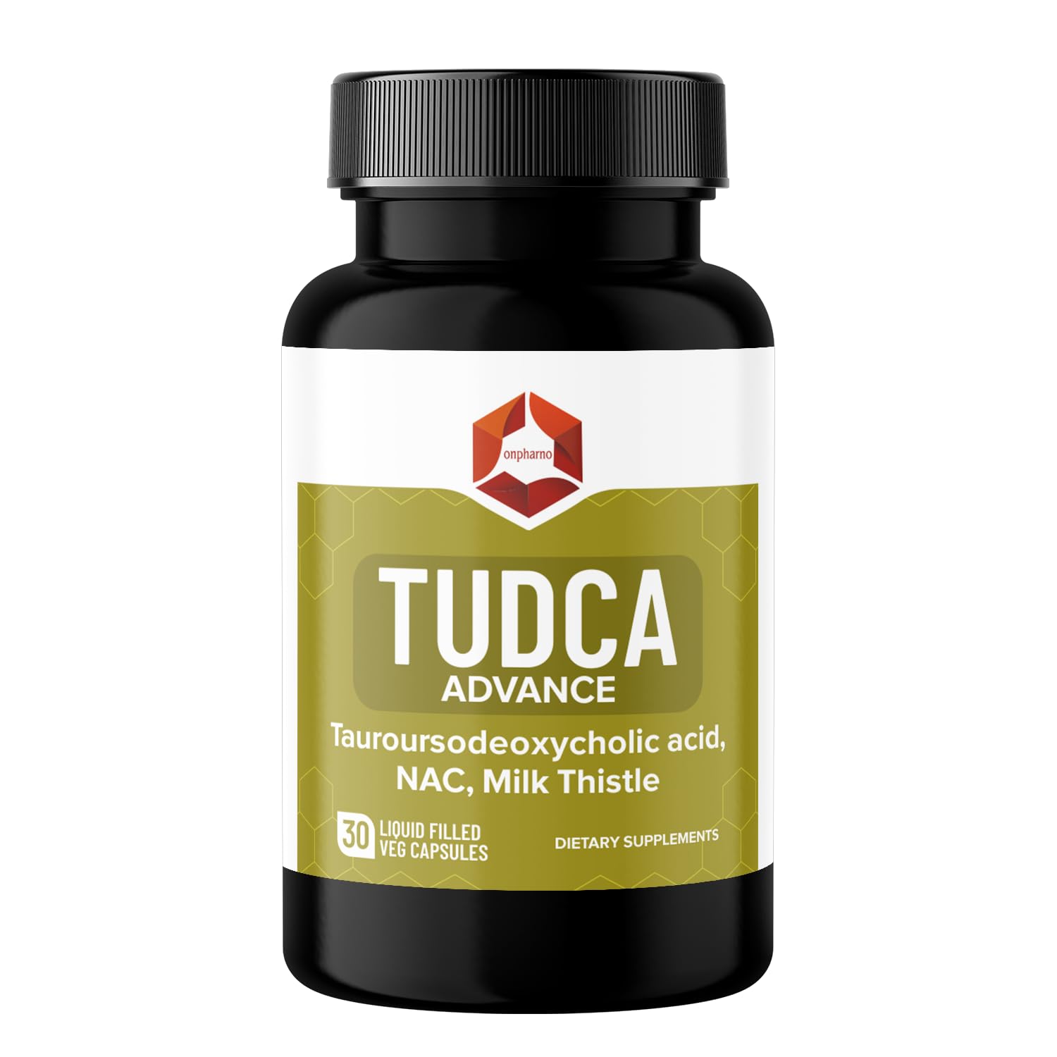 Onpharno TUDCA Advance – 250mg TUDCA, NAC, Milk Thistle, Dandelion, Burdock & Picrorhiza Extract – 30 Liquid-Filled Veg Capsules - dailyvitalstore