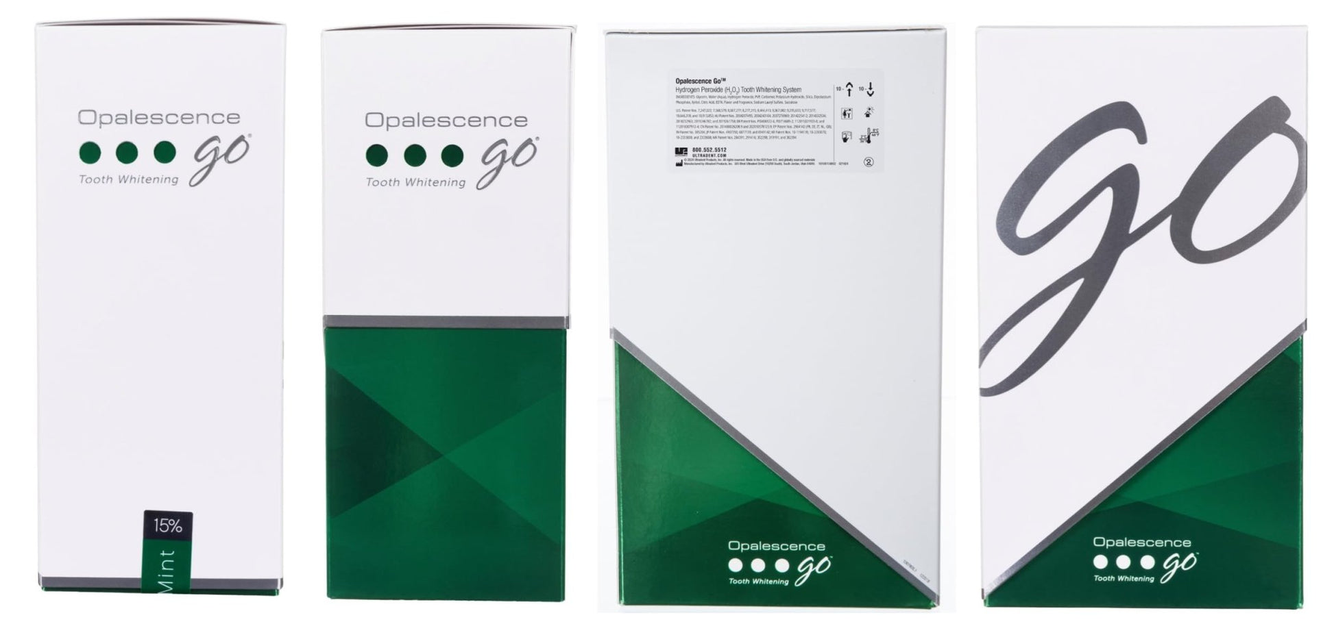 Opalescence Go 15- Prefilled Teeth Whitening Trays Kit - 15% Hydrogen Peroxide - (10 Treatments) Dentist Recomended - Made by Ultradent Products - dailyvitalstore