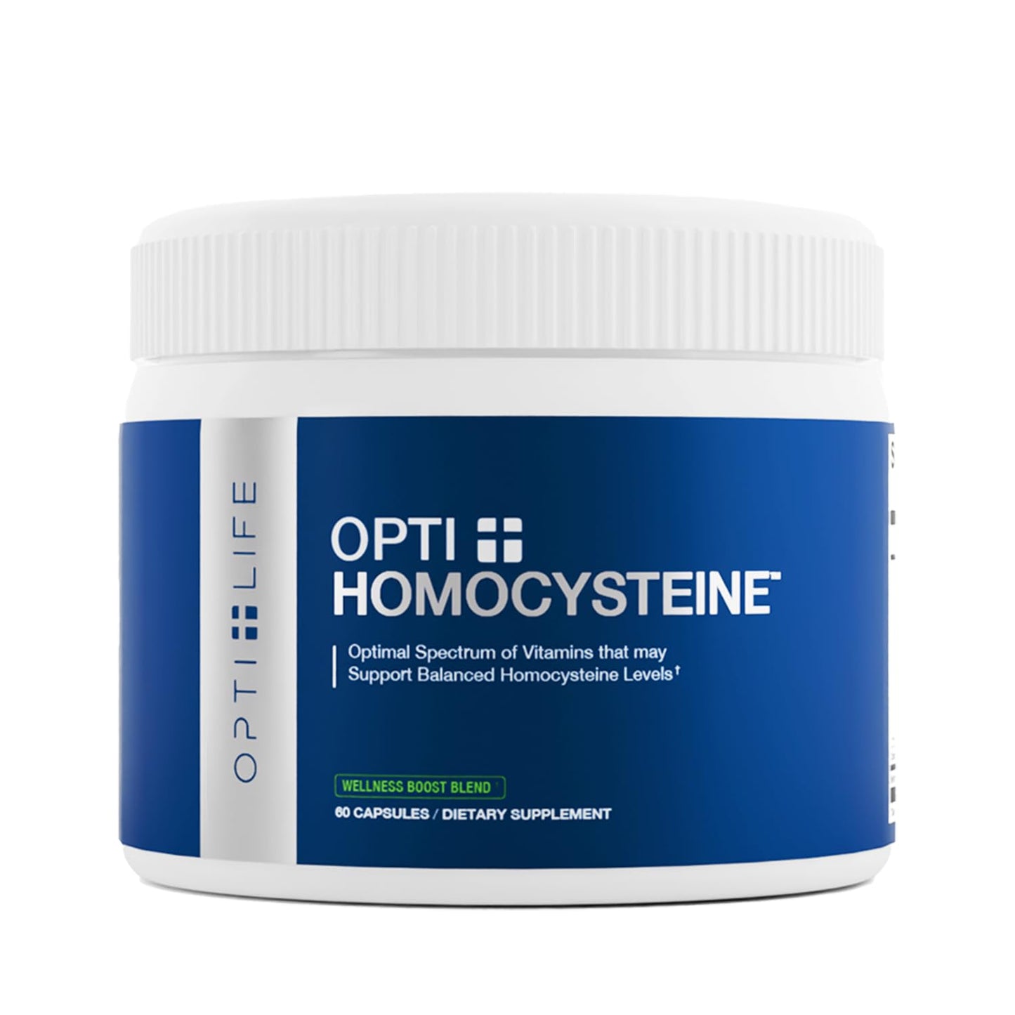 Opti + Homocysteine Capsules | Daily Brain and Heart Health Supplements* | Brain Supplement with Methylcobalamin & Methylfolate | 60 capsules/30 Servings - dailyvitalstore