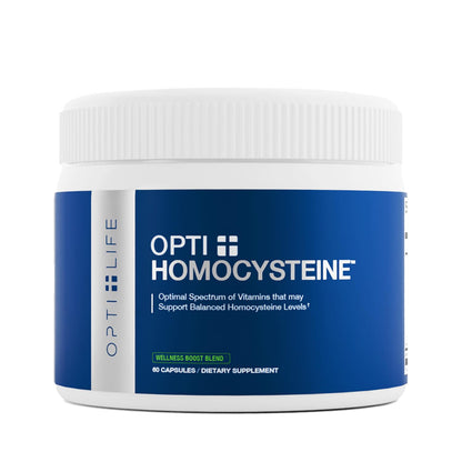 Opti + Homocysteine Capsules | Daily Brain and Heart Health Supplements* | Brain Supplement with Methylcobalamin & Methylfolate | 60 capsules/30 Servings - dailyvitalstore