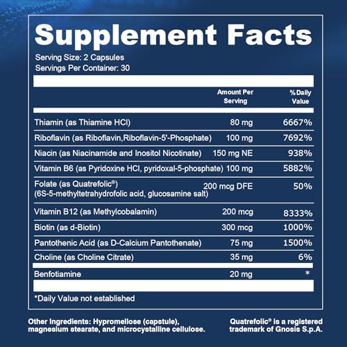 Opti + Homocysteine Capsules | Daily Brain and Heart Health Supplements* | Brain Supplement with Methylcobalamin & Methylfolate | 60 capsules/30 Servings - dailyvitalstore