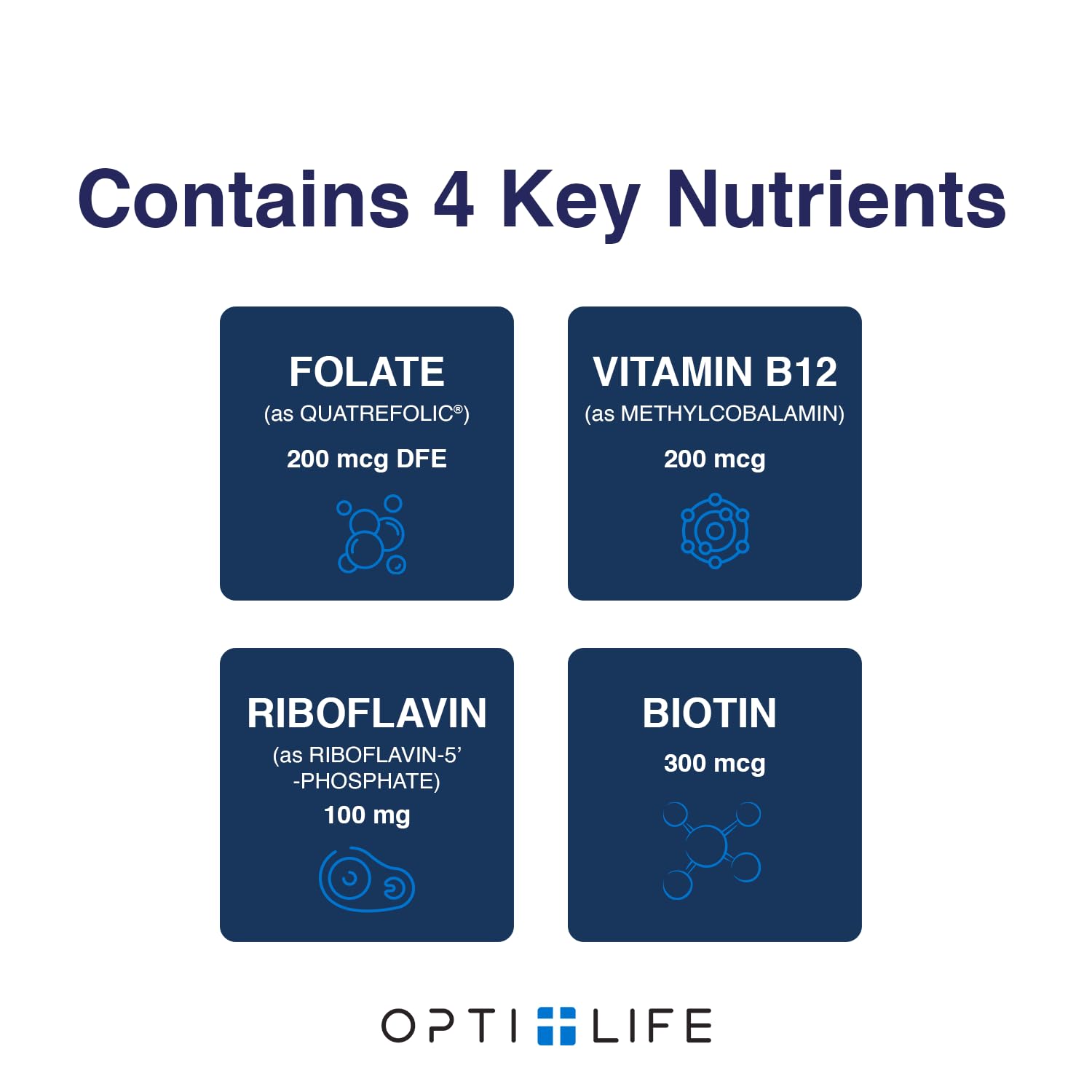 Opti + Homocysteine Capsules | Daily Brain and Heart Health Supplements* | Brain Supplement with Methylcobalamin & Methylfolate | 60 capsules/30 Servings - dailyvitalstore