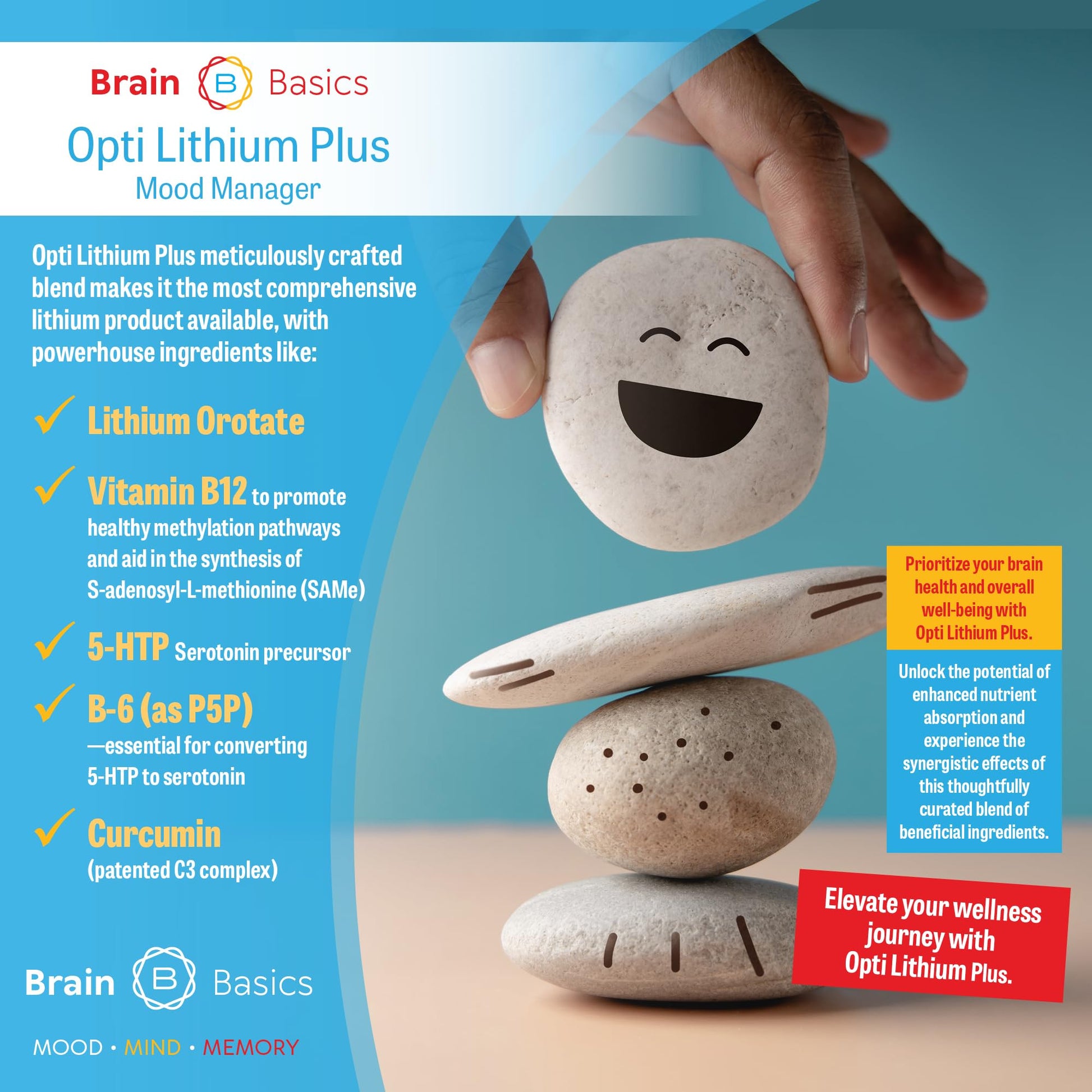 Opti Lithium Plus: Supercharge Brain Health with Enhanced Nutrient Absorption for Optimal Well-Being. - dailyvitalstore