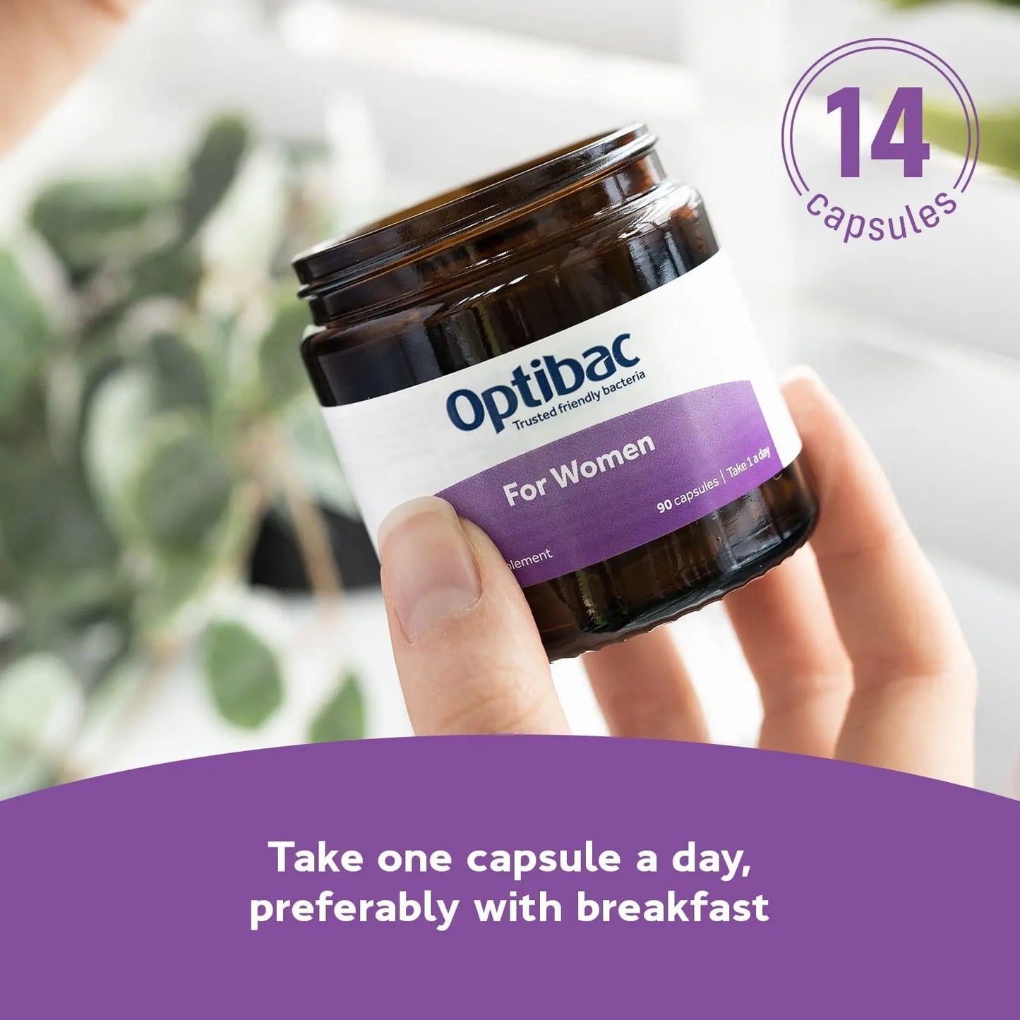 Optibac Probiotics for Women - Vegan Probiotic to Support Vagina Flora and Urinary Tract Health - 14 Capsules - dailyvitalstore
