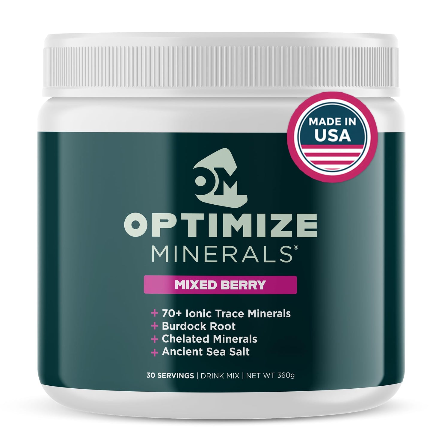 Optimize Minerals Multi Mineral - New Look Same Daily Formula – Magnesium, Electrolytes & Trace Mineral Supplement Powder - Gluten Free Vitamins Drink - dailyvitalstore