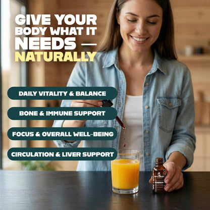 Optimize Vitaminz Liquid Vitamin D3 K2 Drops with Dandelion Root & Bilberry | Immune, Liver & Bone Support, MK-7 Formula, Fast Absorption Liquid Multivitamin, 30 Day Supply, 2 Fl Oz - dailyvitalstore